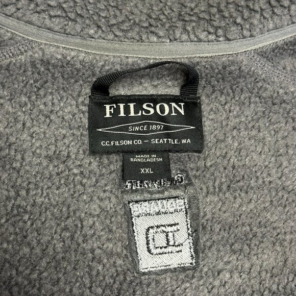 Filson Sherpa Fleece Jacket Full Zip Hiking Polartec Outdoor Men’s XXL 28x28.5 - Picture 6 of 10